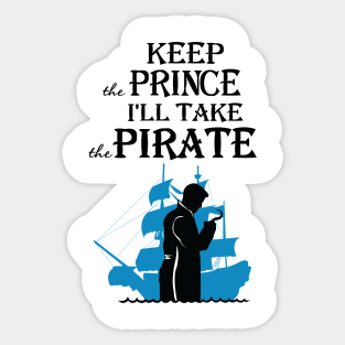 OUAT T-Shirt. I'll take the pirate! Sticker